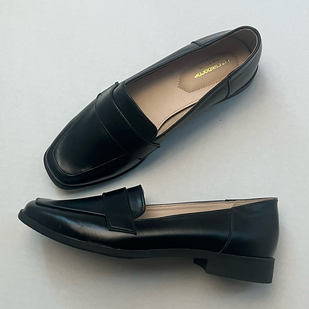 Liz Claiborne Classic Black Loafers New size 7